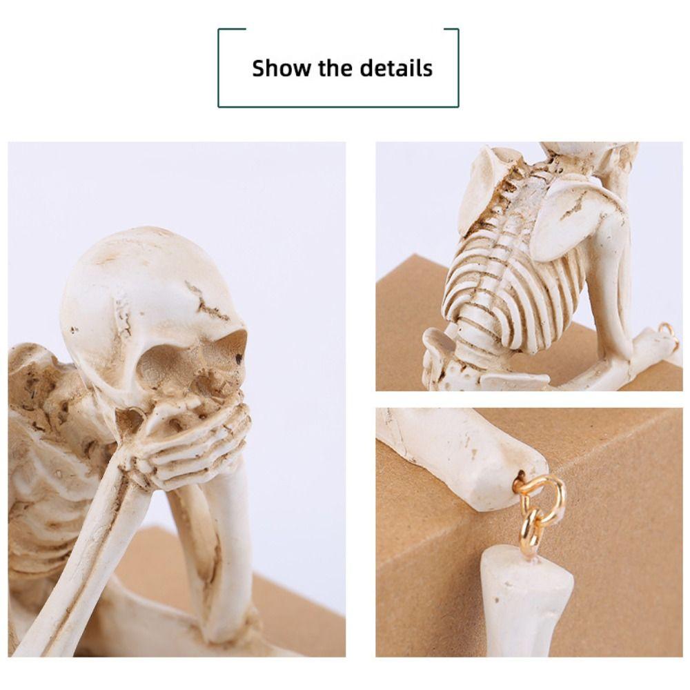 Vintage Evil Skeleton Statues Resin Skeleton Shaped Ornament New Skeleton Decoration