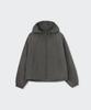 Musinsa Standard Woman Sheer Hooded Windbreaker Jacket [Warm Grey]