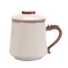 High-End Ru Kiln Tea Three-Piece Set With Lid Filter Ceramic Cup Tea Can Business Gift Formulation