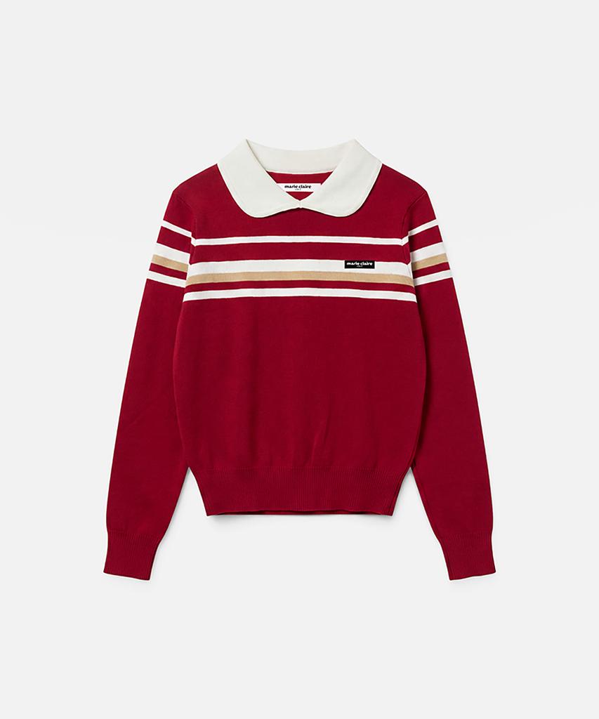 MARIE CLAIRE Peter Pan Collar Knit (Magckn21Mrd)