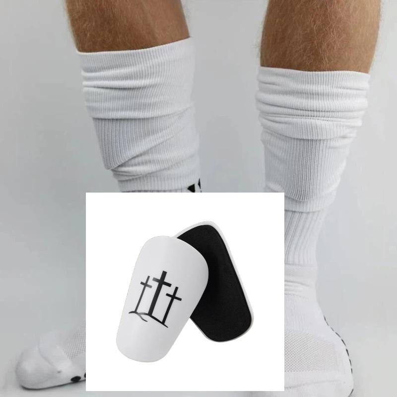 1 par de mini espinilleras de fútbol, resistentes al desgaste, con absorción de impactos, ligeras y portátiles, para entrenamiento de fútbol