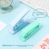 Perforator de hârtie A4 cu foi libere Macaron Color, gaură rotundă de 6 mm pentru bricolaj și studenți