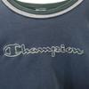 Champion Anos 90 Velho Manga Longa Moletom XL Sistema Azul Marinho Masculino Usado