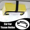 Car Tissue Box Car Paper Towel Holder Clip Back Visor Hanging Storage Box Frame Vehicle Supply Accessory For Tissue Bo Q4o4