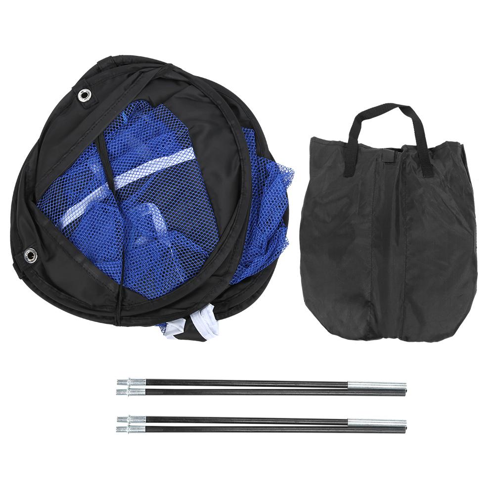Portable Professional Sports Golf Training Practice Net Balls Target Exercise Accessories for Beginners (Black   Blue )