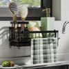 Kitchen Sink Organizer Sponge Holder Storage Accessories Brush Drying Rack for Soap