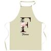 Tablier de cuisine - Florine Lettre - Impression bretonne - Coton résistant - Imprimé en France