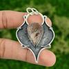 Daughters Day Deal 925 Silver Coconut Jasper Gemstone Handcrafted Wife Pendant