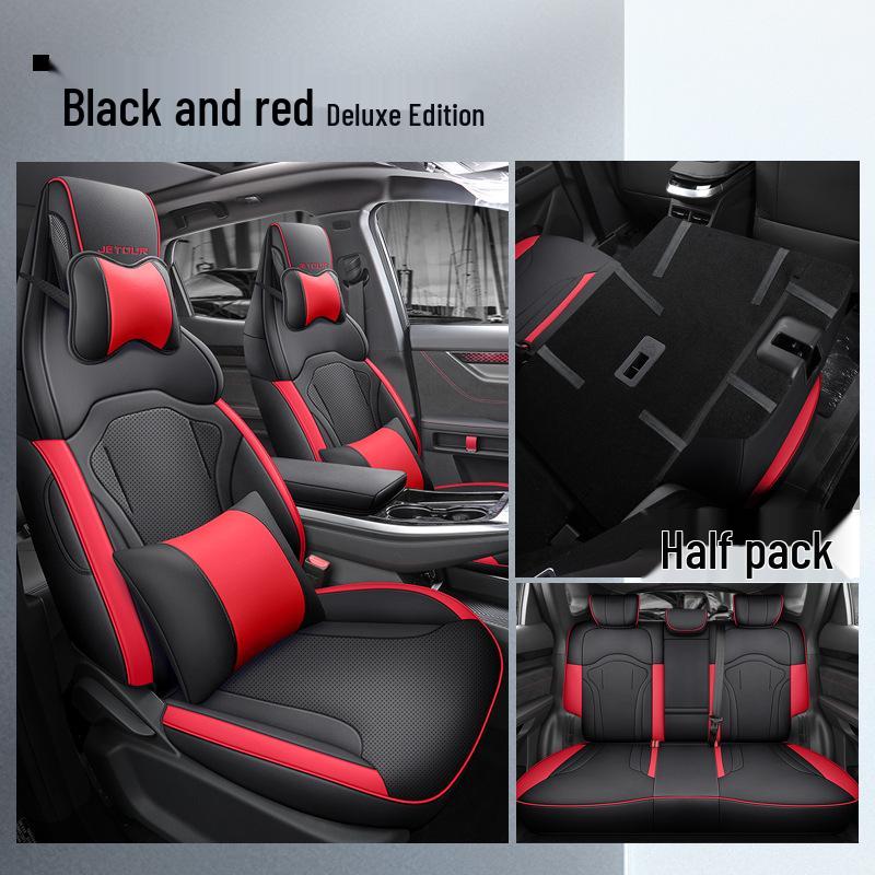 LTCS Jietu Dasheng Sporty Leather Car Seat Cushion - All Seasons Fit