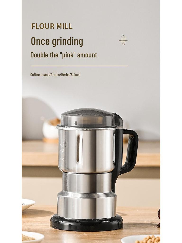 Stainless Steel Electric Grain and Cereal Grinder, Wall-Breaking Machine