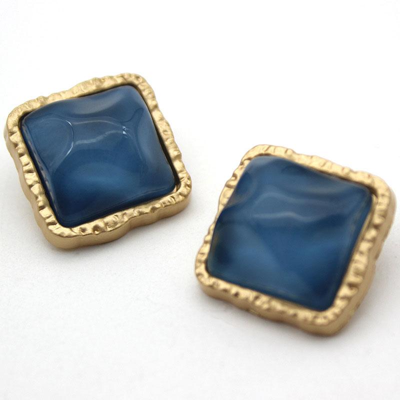 Vintage Metalen Schachtknopen Vierkant Rond Voor Winterjas Decoratief Vervangen Doe-Het-Zelf Knutsels Benodigdheden Naaiversiering 6 stuks/lot