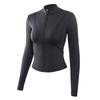 Nude Feel Stand-up Collar Slim Fit Slim Looking Women's Long-Sleeved Sports Jacket
