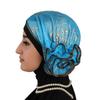 Bronzing Flower Women's Hat Elastic Casual Hair Bonnets African Turban Caps  Four Seasons