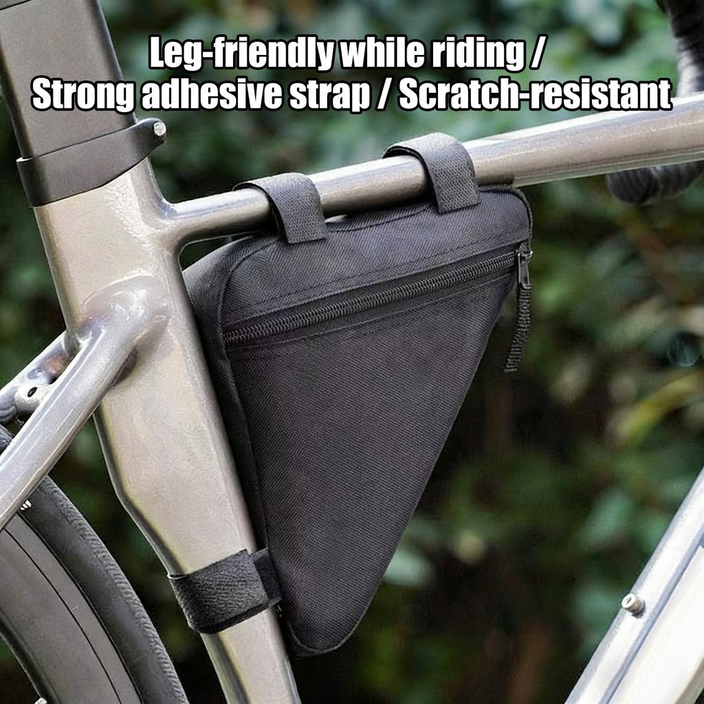 Universal Triangle Bike Frame Bag Water-Resistant, Low-Profile Design Expands Storage For Mountain, Road, Gravel & Commuterbike