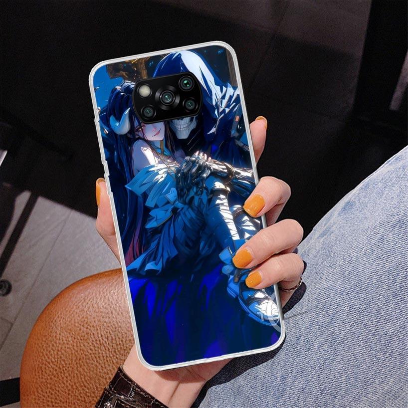 Albedo Overlord Anime Phnoe Case for Xiaomi Poco X5 X6 X7 Pro X4 Gt F7 Ultra M8 M7 Redmi 15C 15 13C 13 12C 12 Unique Cover Coque
