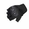 Komine Motorcycle Protective Mesh Half Finger Gloves Black L GK-242 12976 Protector Mesh Material for Spring, Summer, and Autumn