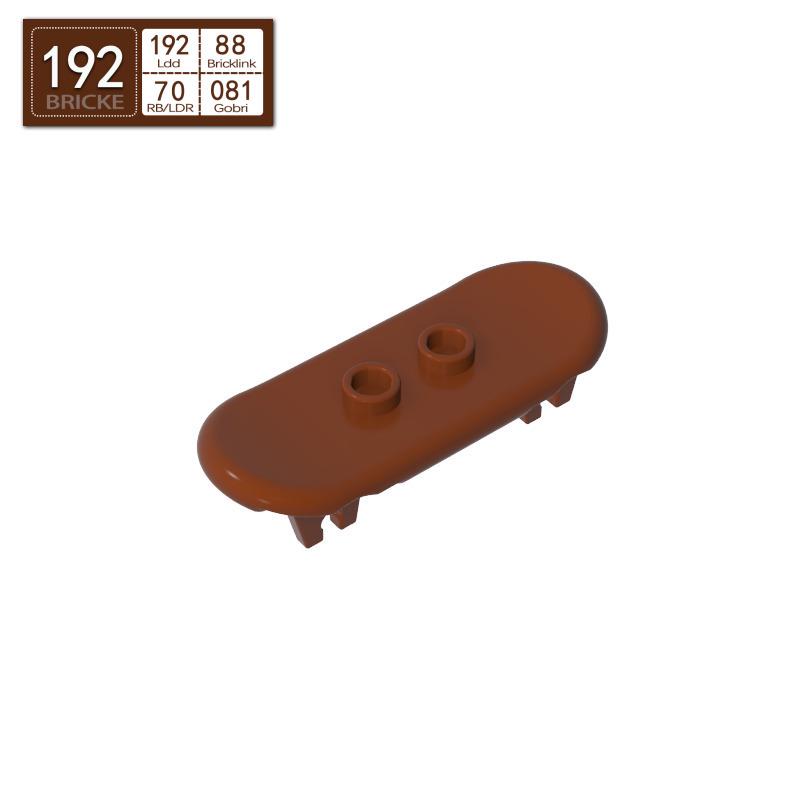 BRICKE 42511-88422 Building Block Scooter - LEGO-Compatible MOC Loose Bricks DIY Set 32 pieces коричневый