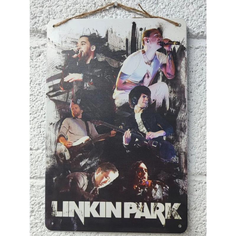 Металлическая табличка Linkin Park, Винтажный постер группы, Настенное искусство 30