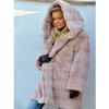 Womens Faux-Fur' Gilet Long Sleeve Waistcoat Body Warmer Jacket Coat Outwear