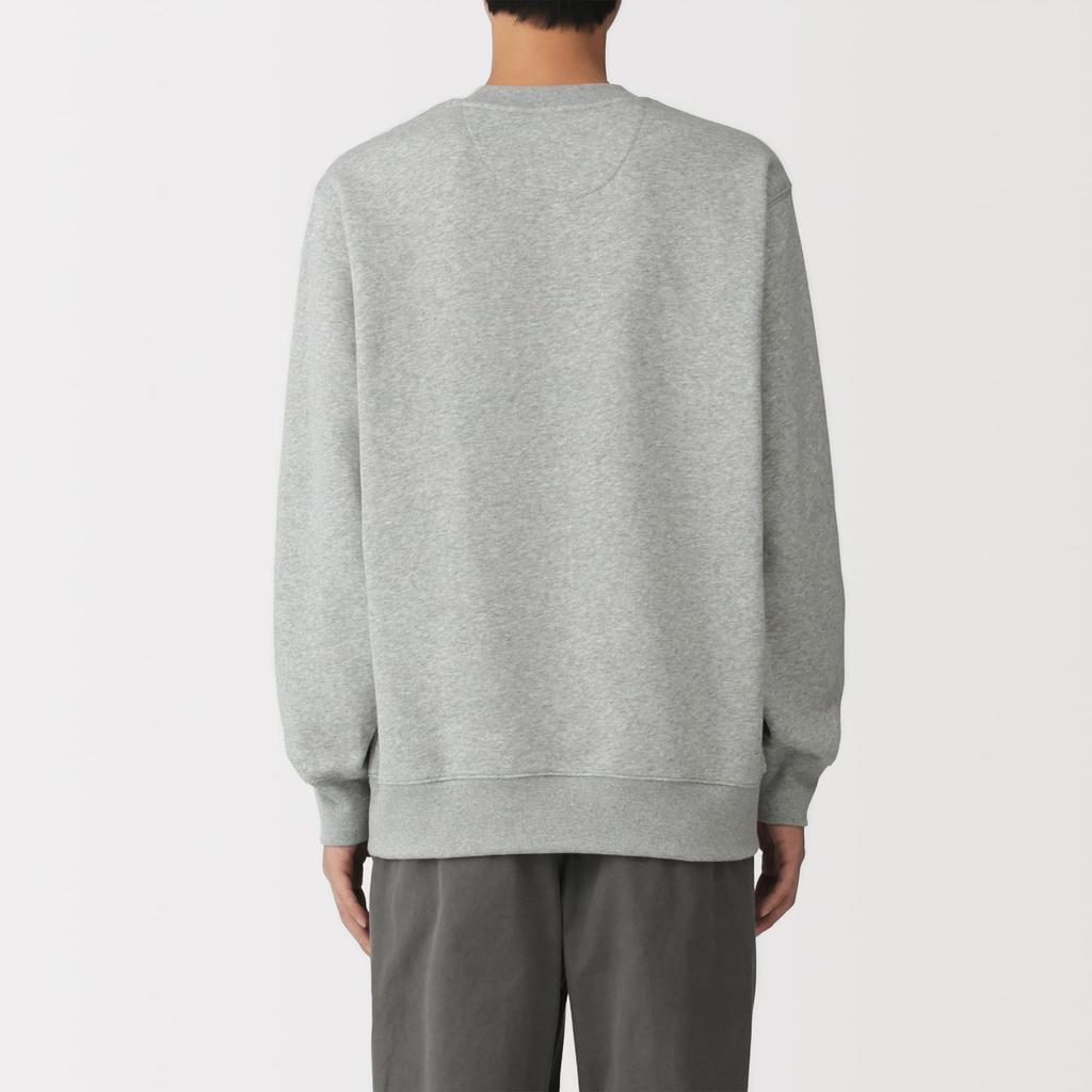 MUJI Size AB1NOA6S Men's Sweatshirt, Black, L,