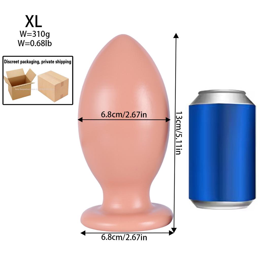 7 Size Buttplugs Anal Beads Balls Cunt Plug Dilatador Anal Plug Sex Toys Small And Big 9.5cm Huge Anal Plug Toys For Women Men