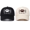 Dog Mom Retro Washed Letter Embroidered Baseball Cap Women Men Outdoor Fashion Versatile Casual Hat