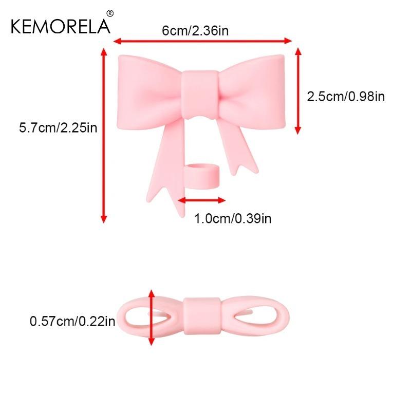 6PCS Accessories Set for Stanley Cup 30oz/40oz Including Glitter Silicone Boot Diamond Butterfly Charm Chain Bow Silicone Straw