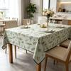 Kitchen Dining Party Gathering Cotton Linen Practical Durable Fabric Rectangle Table Cloth