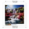 New Arrival 5D DIY Full Circle Diamond Painting "Waterfall" Embroidery Cross Stitch Home Decor Gift