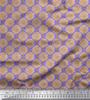Soimoi Japan Crepe Satin Fabric Floral & Tree Print Fabric by the metre 42 Inch