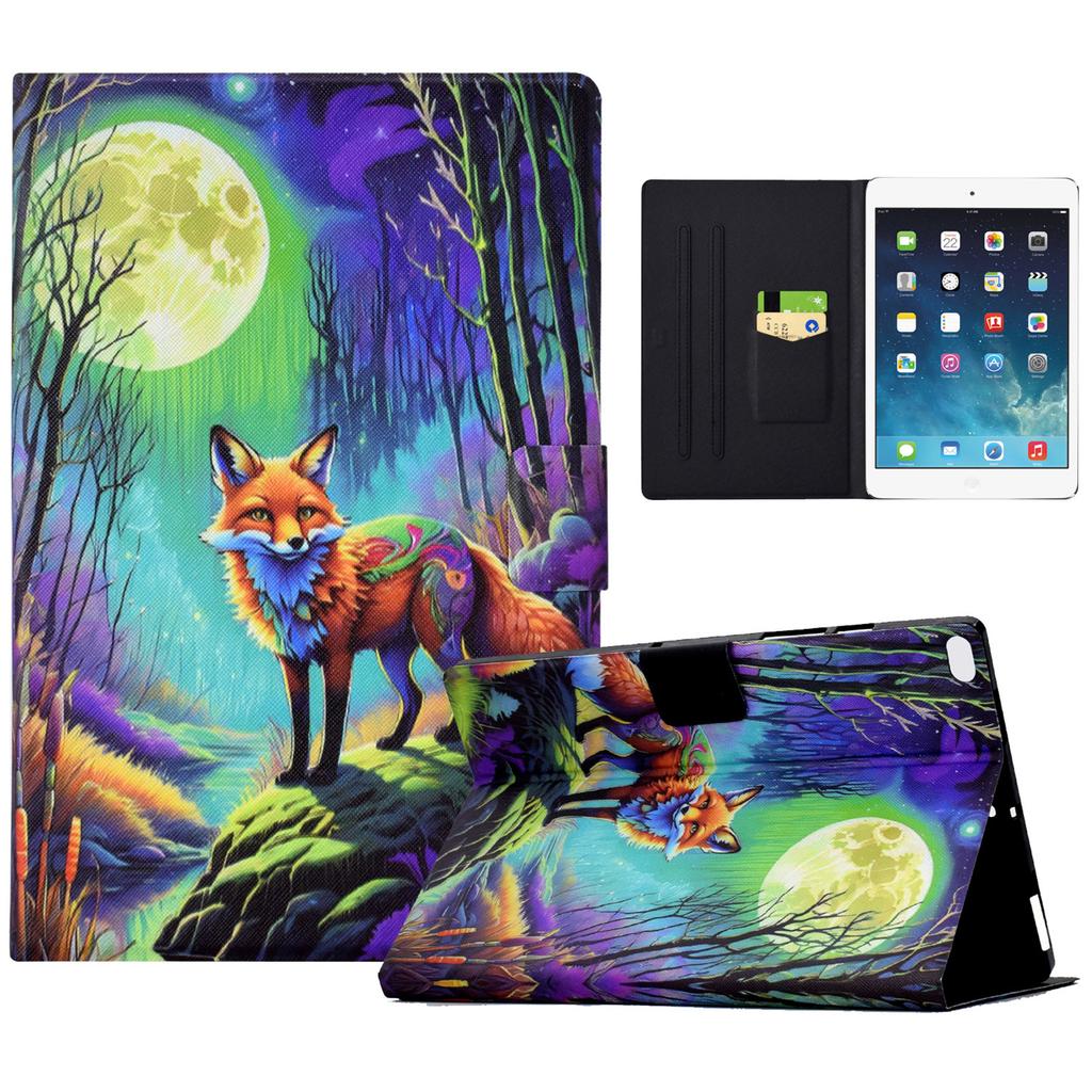 For iPad Mini/Mini 2/mini 3/mini 4/mini (2019) 7.9 Inch Case PU Leather Pattern Printed Cover with Card Holder