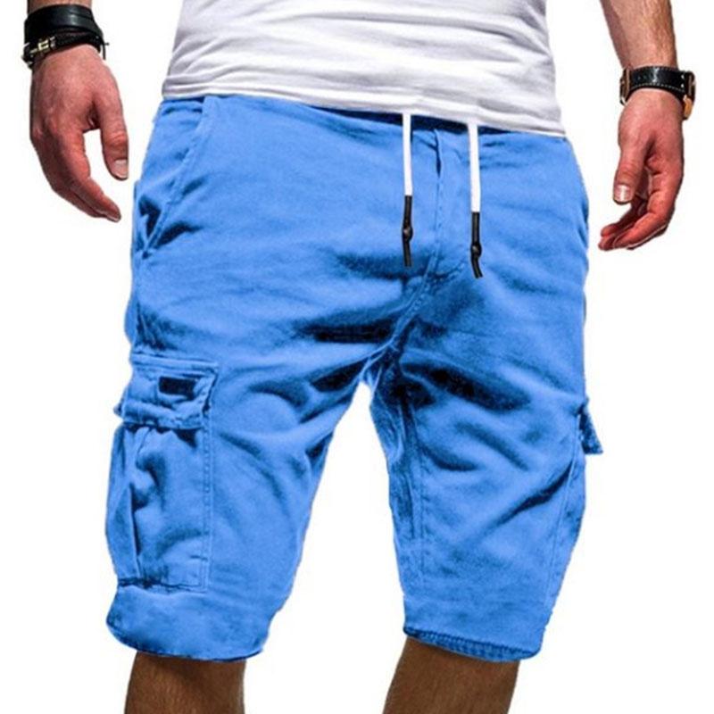 Mens Cargo Shorts Pants Summer Casual Jogger Sport Army Combat Training Trousers
