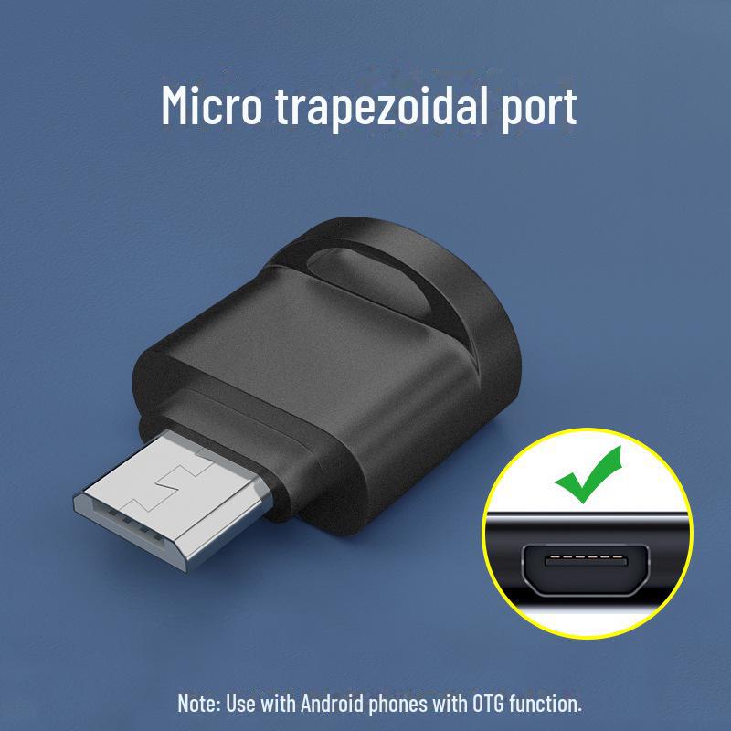 

Миниатюрный металлический Type-C TF-кардридер OTG 3.0 для телефонов Huawei Android Android micro чёрный