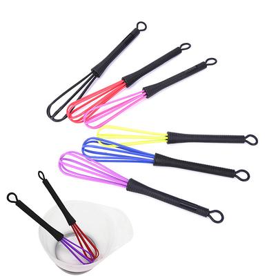 1X Mini Salon Hairdressing Tool Tint Color Dye Whisk Balloon Whip Mixer Random,