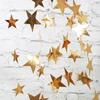 4M Paper Star Round Garland Banner Adult Birthday Party Decorations Kids Boy Girl Baby Shower Hanging Curtain DIY Wedding Decor