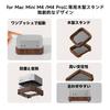 Sikai Wooden Stand for Mac Mini Pro with Dust High Heat and Convenient Design M4/M4 2024, Filter, Stability, Dissipation, Start-Up (Walnut)
