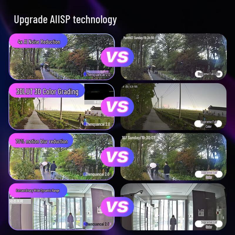 Hikvision 4MP Full-Color Night Vision Network Security Camera CN plug (adapter included)