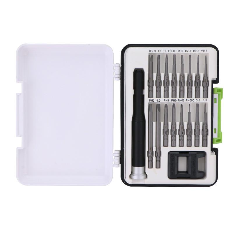 18 In 1 Precision Screwdriver Set S2 Bits Demagnetizer Disassembly Tools