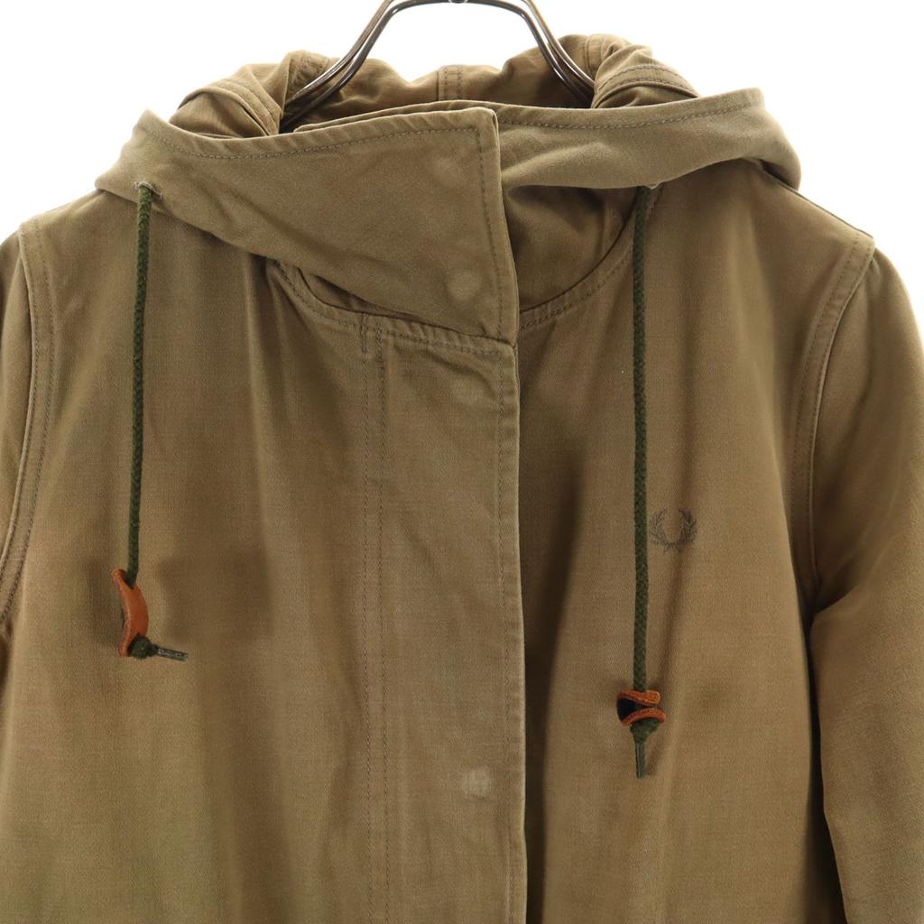 Fred Perry Mod Coat 8 Khaki Women Used