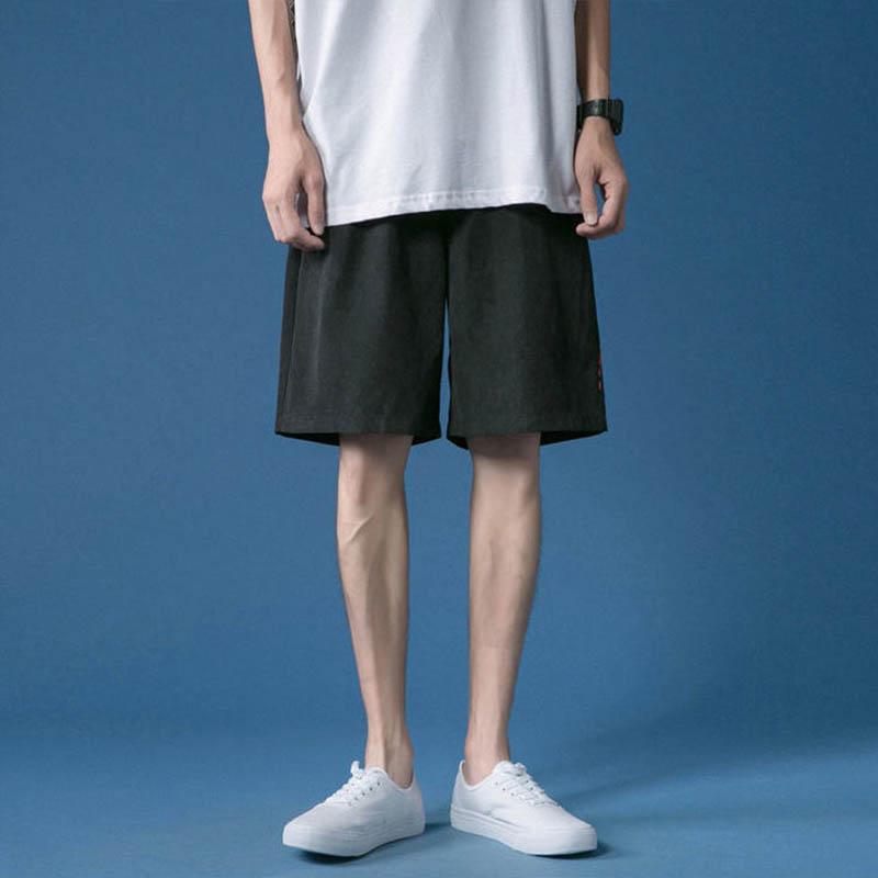 Kraťasy Pánské Jarní a Letní Volné Pětičtvrteční Kalhoty Studentské Korejské Pánské Kalhoty Letní Tenká Sekce Plážové Sportovní Ležérní Pánské Kalhoty