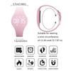 LED Digital Vibrating Alarm Clock Waterproof Electronic Watch Fashion Silent Wristband  Teenager
