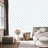 Heart Wallpaper White, Sea Blue and Light Gray 50x1000