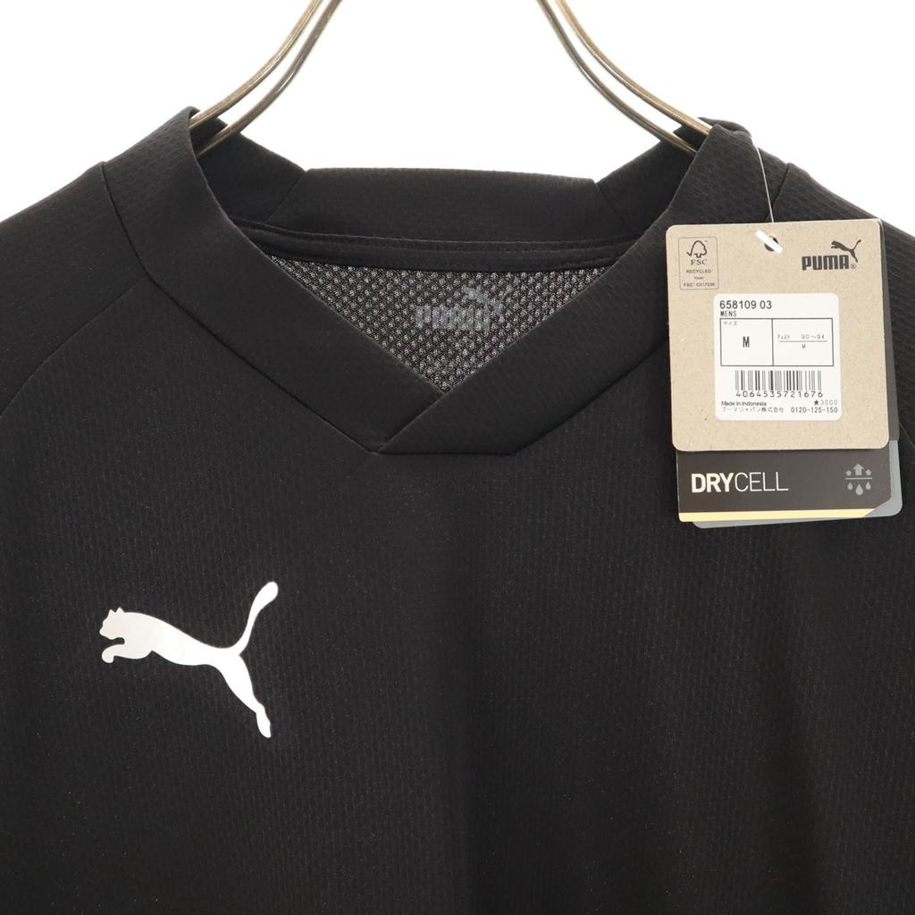 Unused PUMA Training Short Sleeve V Neck Wear M Black Men's Used