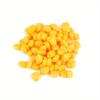 100Pcs/Lot Fishing Corn Floating Boilies Flavoured Soft Lure Grass Carp Bait Silicone Soft Plastic Bait Artificial