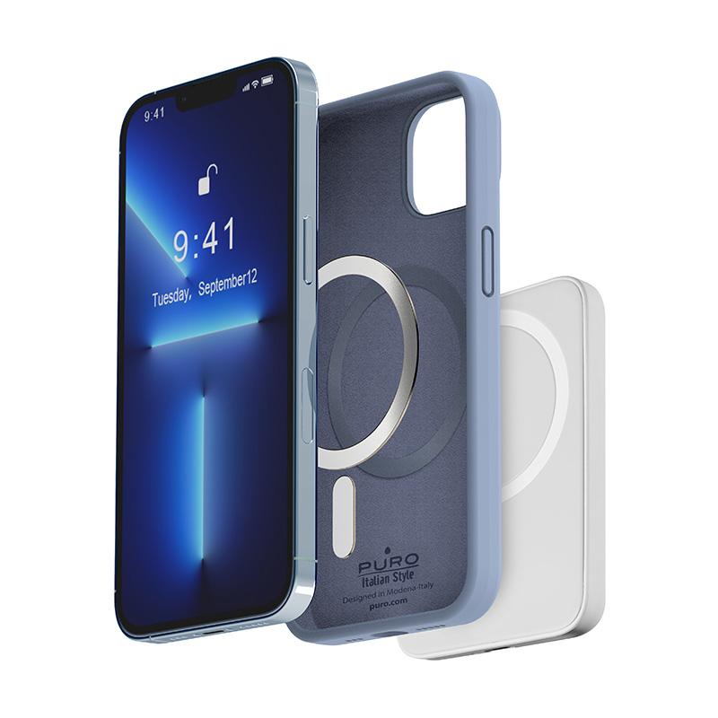 Puro Icon Mag - Etui Iphone 14 Plus Magsafe (Sierra Blue)