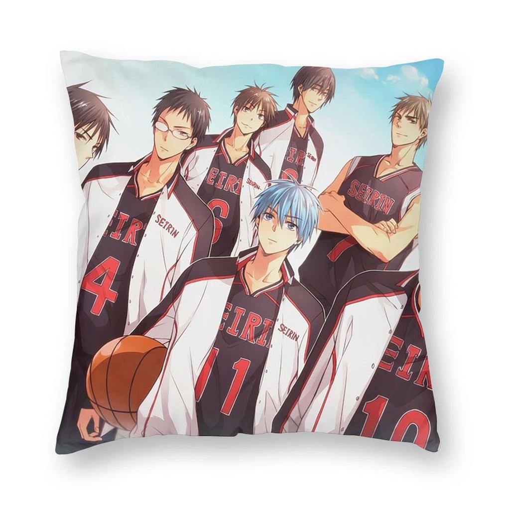 Japanese Anime Kuroko No Basket Square Pillowcase Pillow Cover Cushion Zip Decorative Comfort Throw Pillow for Home Bedroom