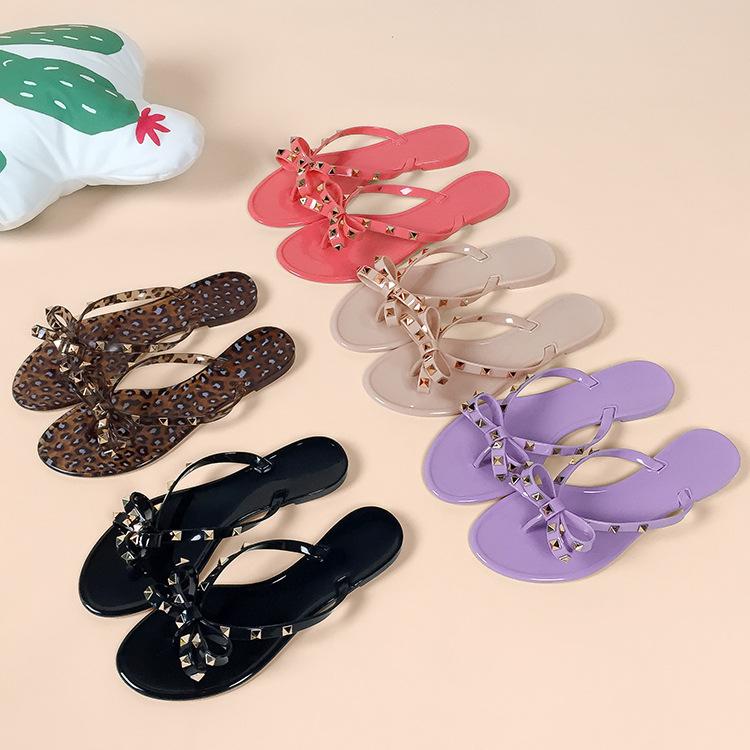 Shoes Woman 2025 Low Transparent Slippers Luxury Slides Rubber Flip Flops Designer Flat Hawaiian Fashion Fabric PU Scandals Rome