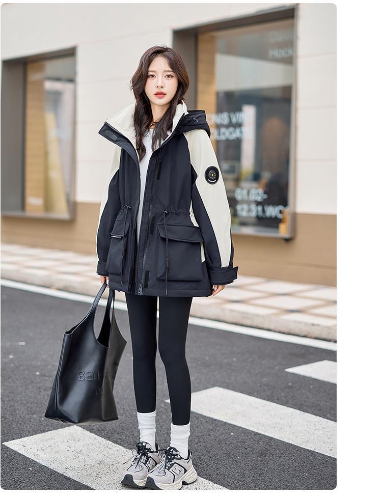 2025 Women's Fleece-Lined Parka: Extra Thick, Loose-Fit Winter Windbreaker