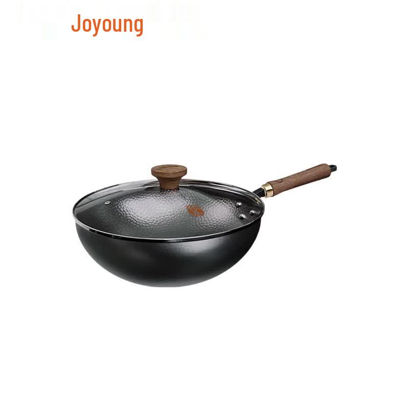 Joyoung 34cm Coating-Free Hammered Iron Wok