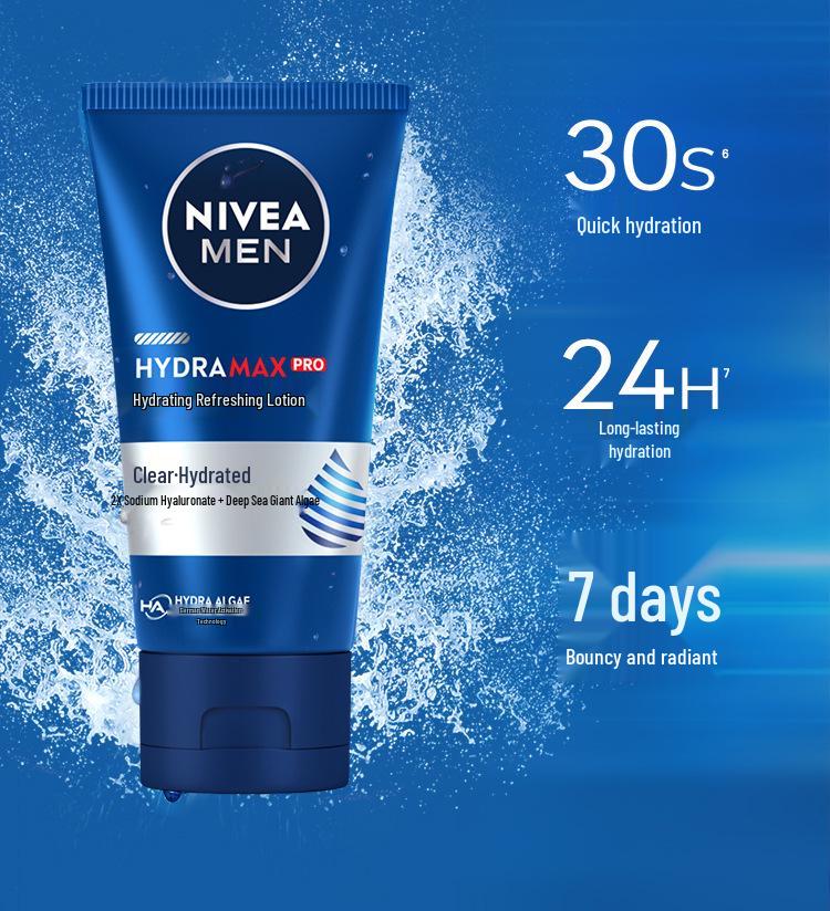 Nivea Men Aqua Fresh Set: 50g Hydrating Lotion & 100g Cleansing Mud